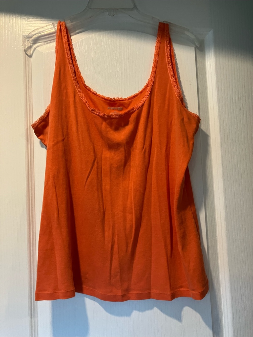 St. John's Bay Orange Lace-Trim Camisole